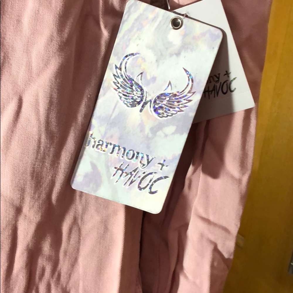 Pink button down Blouse! - Picture 3 of 4